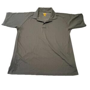 Vertx Men's Coldblack Performance Short Sleeve Polo (VTX4000) - Large Black